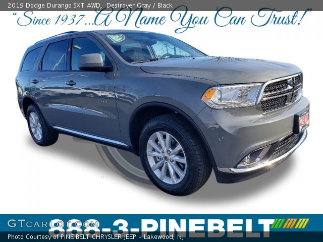 2019 Dodge Durango SXT AWD in Destroyer Gray