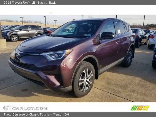2018 Toyota RAV4 LE in Black