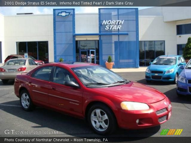 2001 Dodge Stratus ES Sedan in Inferno Red Tinted Pearl
