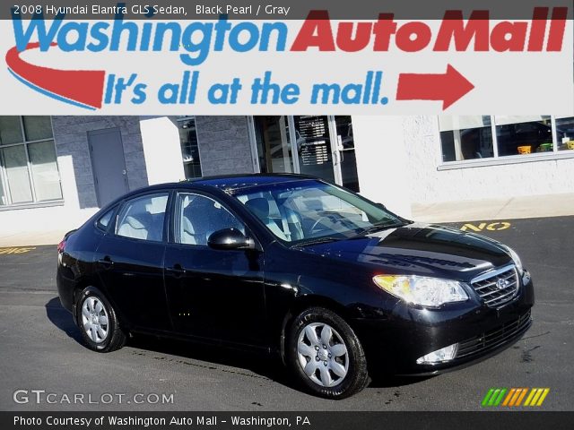 2008 Hyundai Elantra GLS Sedan in Black Pearl