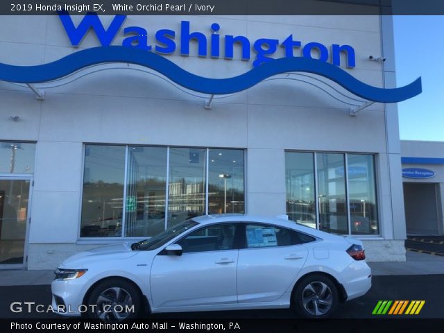 2019 Honda Insight EX in White Orchid Pearl