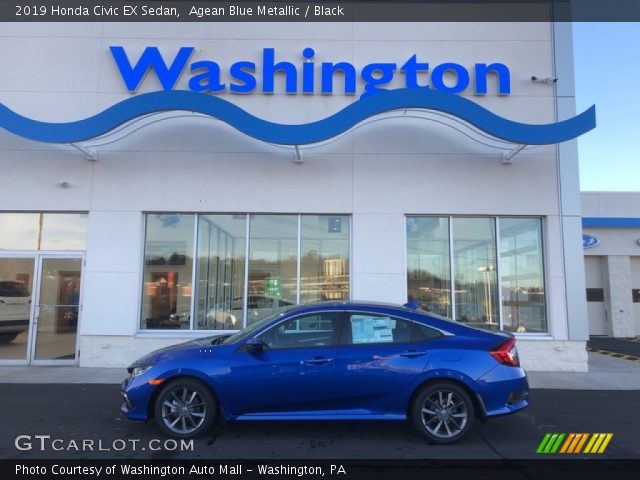 2019 Honda Civic EX Sedan in Agean Blue Metallic