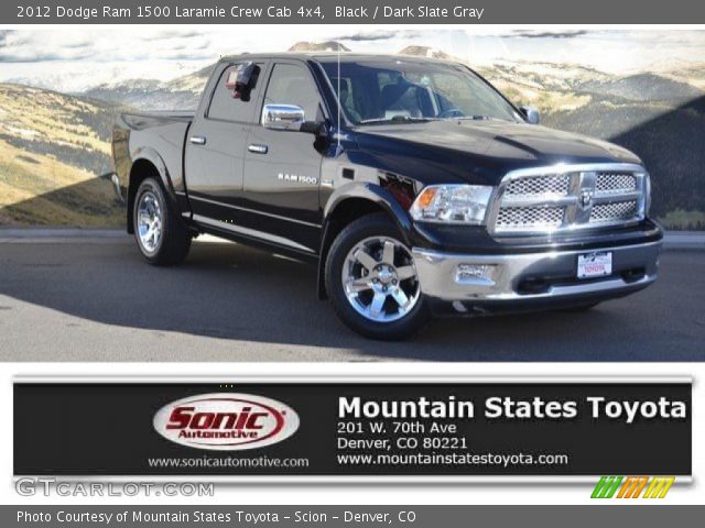 2012 Dodge Ram 1500 Laramie Crew Cab 4x4 in Black