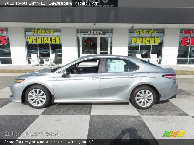 2018 Toyota Camry LE in Celestial Silver Metallic