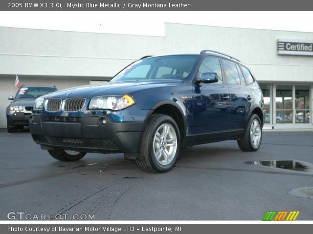 2005 BMW X3 3.0i in Mystic Blue Metallic