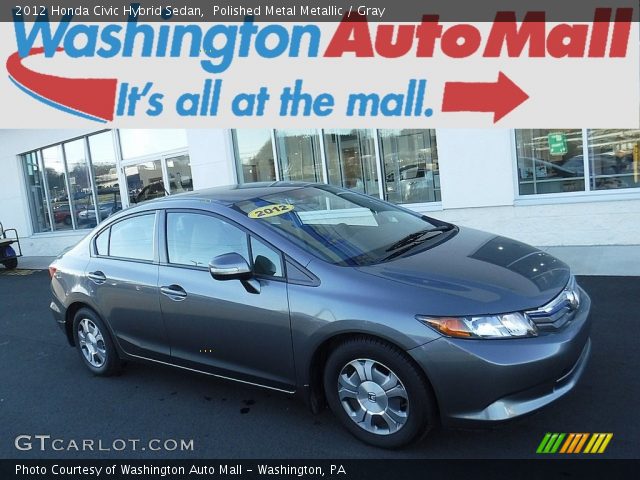 2012 Honda Civic Hybrid Sedan in Polished Metal Metallic