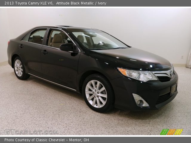 2013 Toyota Camry XLE V6 in Attitude Black Metallic