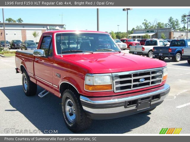 1996 Ford F150 XLT Regular Cab 4x4 in Bright Red