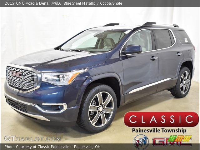2019 GMC Acadia Denali AWD in Blue Steel Metallic