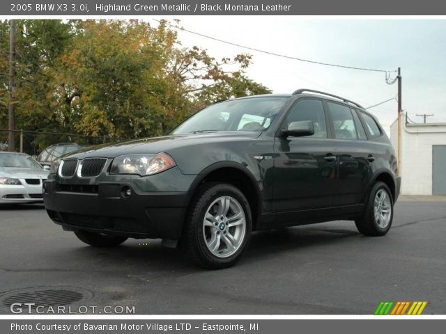 2005 BMW X3 3.0i in Highland Green Metallic