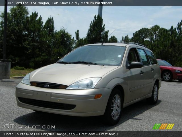 2002 Ford Focus SE Wagon in Fort Knox Gold