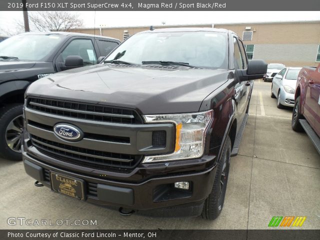 2019 Ford F150 XLT Sport SuperCrew 4x4 in Magma Red