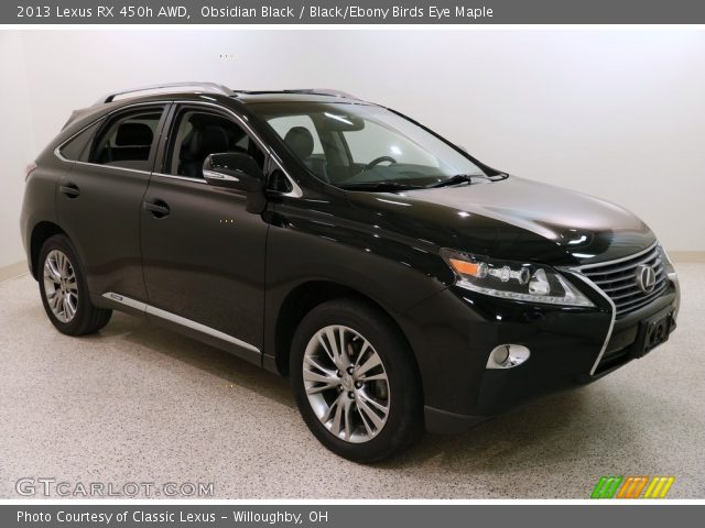 2013 Lexus RX 450h AWD in Obsidian Black