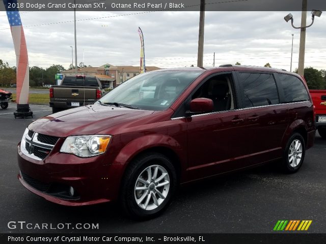 2018 Dodge Grand Caravan SXT in Octane Red Pearl