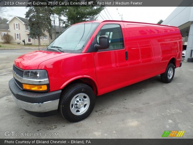 2019 Chevrolet Express 2500 Cargo Extended WT in Red Hot