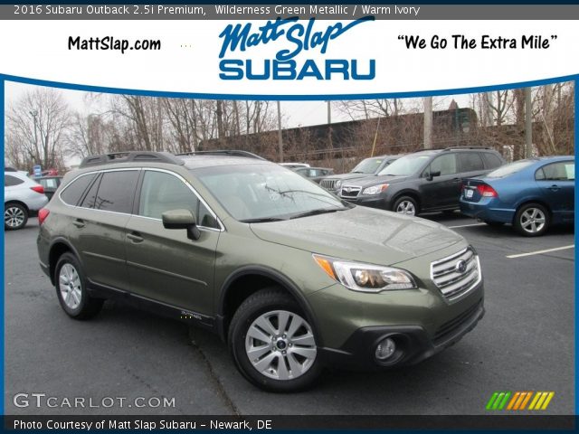 2016 Subaru Outback 2.5i Premium in Wilderness Green Metallic