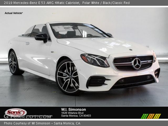 2019 Mercedes-Benz E 53 AMG 4Matic Cabriolet in Polar White