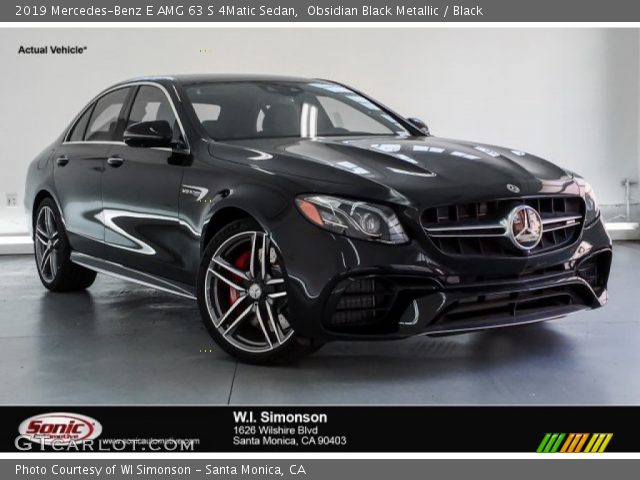 2019 Mercedes-Benz E AMG 63 S 4Matic Sedan in Obsidian Black Metallic