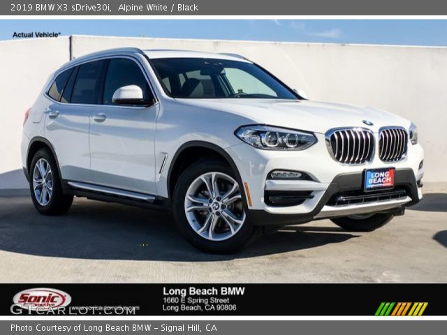 2019 BMW X3 sDrive30i in Alpine White
