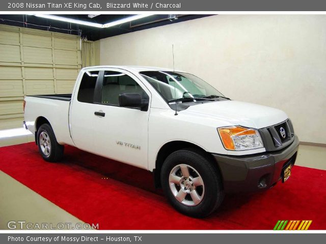2008 Nissan Titan XE King Cab in Blizzard White