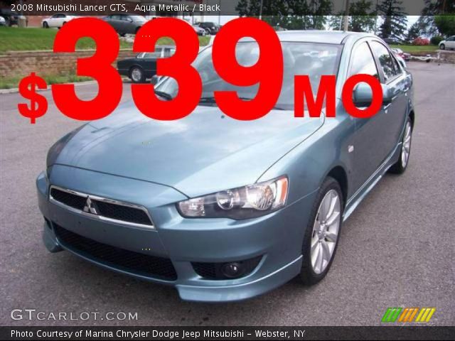 2008 Mitsubishi Lancer GTS in Aqua Metallic