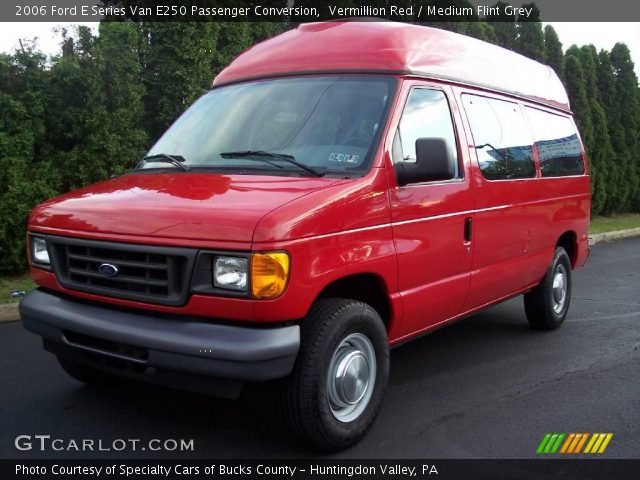 2006 Ford E Series Van E250 Passenger Conversion in Vermillion Red