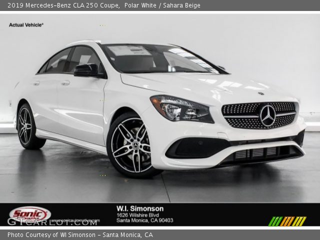 2019 Mercedes-Benz CLA 250 Coupe in Polar White