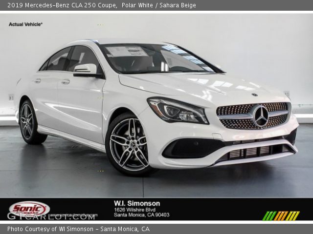 2019 Mercedes-Benz CLA 250 Coupe in Polar White