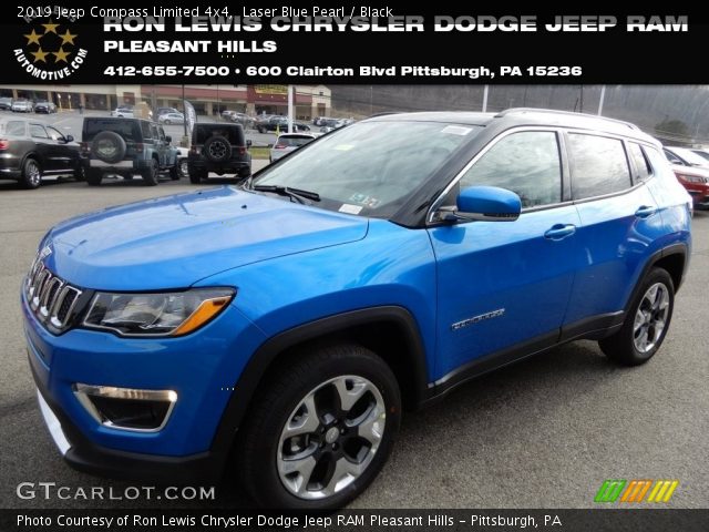 2019 Jeep Compass Limited 4x4 in Laser Blue Pearl