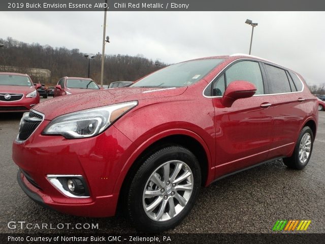2019 Buick Envision Essence AWD in Chili Red Metallic