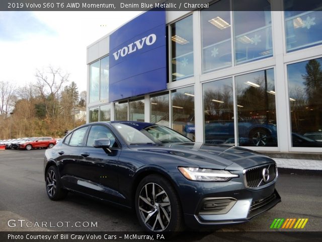 2019 Volvo S60 T6 AWD Momentum in Denim Blue Metallic