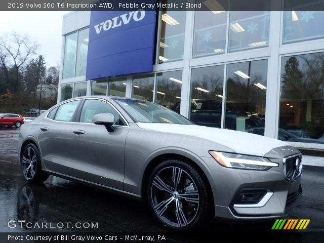 2019 Volvo S60 T6 Inscription AWD in Pebble Gray Metallic