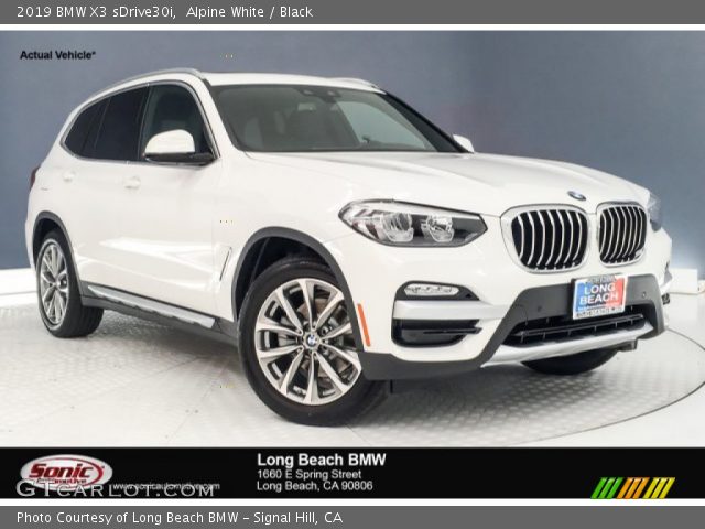 2019 BMW X3 sDrive30i in Alpine White