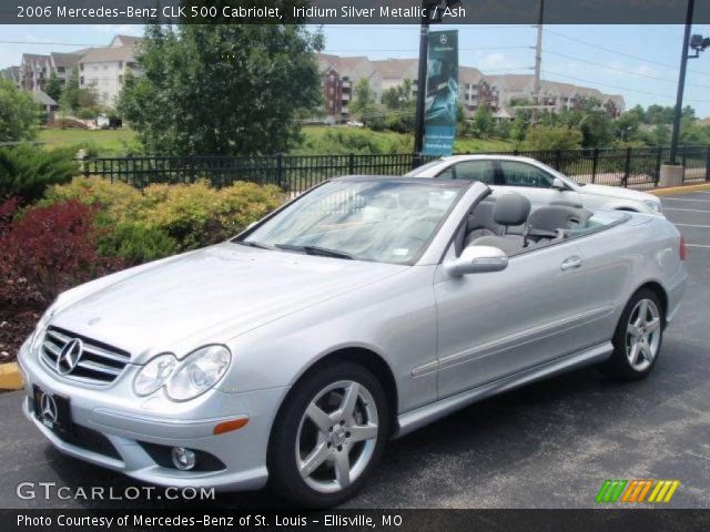 2006 Mercedes-Benz CLK 500 Cabriolet in Iridium Silver Metallic