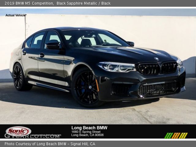 2019 BMW M5 Competition in Black Sapphire Metallic