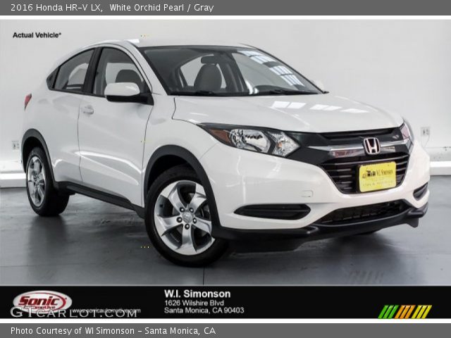 2016 Honda HR-V LX in White Orchid Pearl