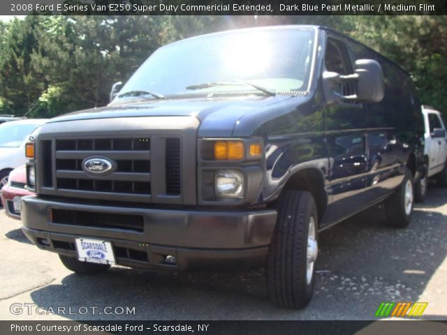 2008 Ford E Series Van E250 Super Duty Commericial Extended in Dark Blue Pearl Metallic