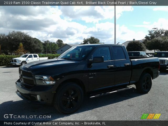 2019 Ram 1500 Classic Tradesman Quad Cab 4x4 in Brilliant Black Crystal Pearl