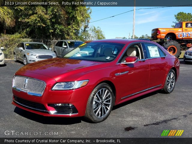 2019 Lincoln Continental Select in Ruby Red Metallic