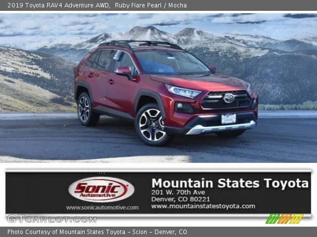 2019 Toyota RAV4 Adventure AWD in Ruby Flare Pearl