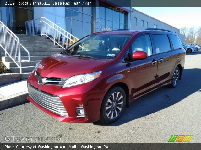 2019 Toyota Sienna XLE in Salsa Red Pearl