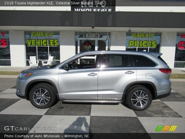 2018 Toyota Highlander XLE in Celestial Silver Metallic