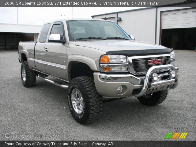 2006 GMC Sierra 1500 SLE Z71 Extended Cab 4x4 in Silver Birch Metallic