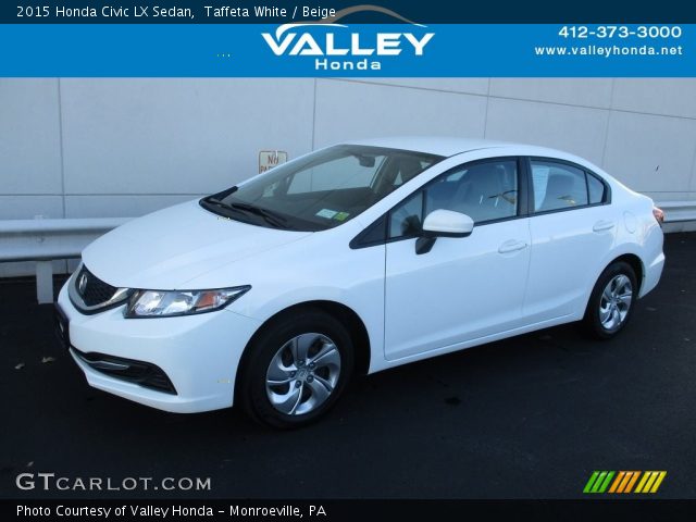 2015 Honda Civic LX Sedan in Taffeta White