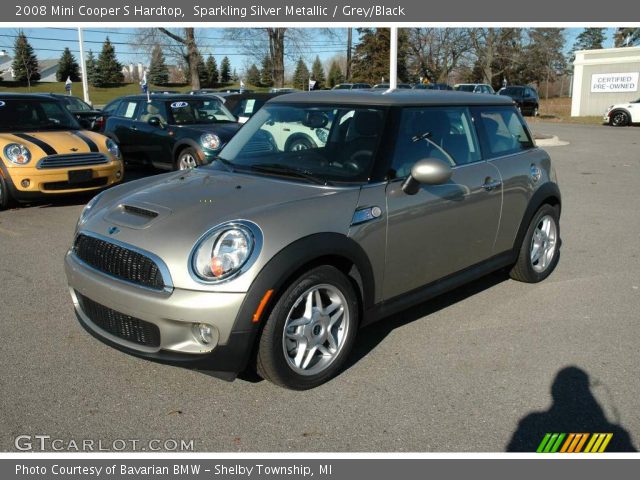2008 Mini Cooper S Hardtop in Sparkling Silver Metallic