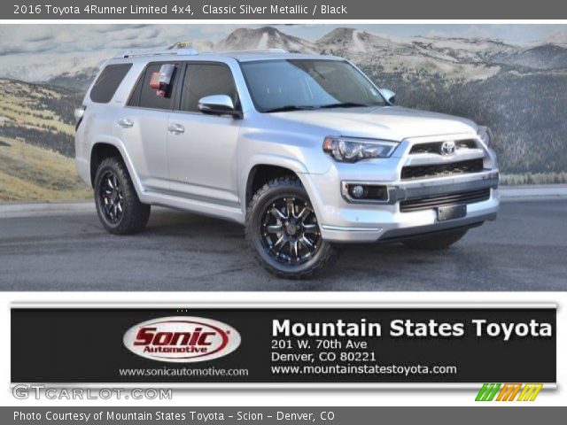 2016 Toyota 4Runner Limited 4x4 in Classic Silver Metallic