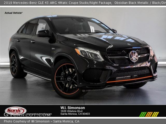 2019 Mercedes-Benz GLE 43 AMG 4Matic Coupe Studio/Night Package in Obsidian Black Metallic