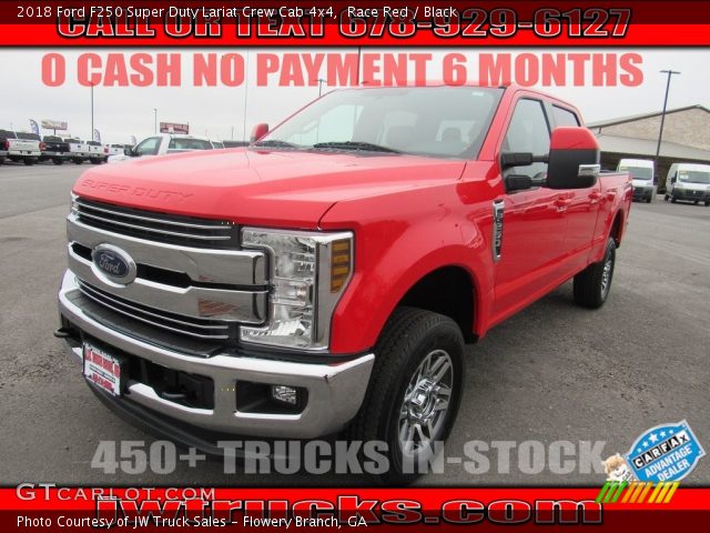 2018 Ford F250 Super Duty Lariat Crew Cab 4x4 in Race Red