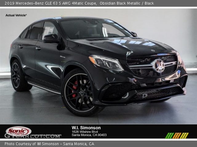 2019 Mercedes-Benz GLE 63 S AMG 4Matic Coupe in Obsidian Black Metallic