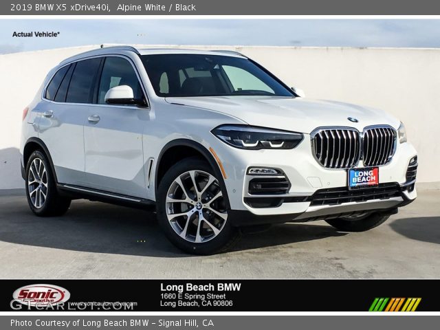 2019 BMW X5 xDrive40i in Alpine White